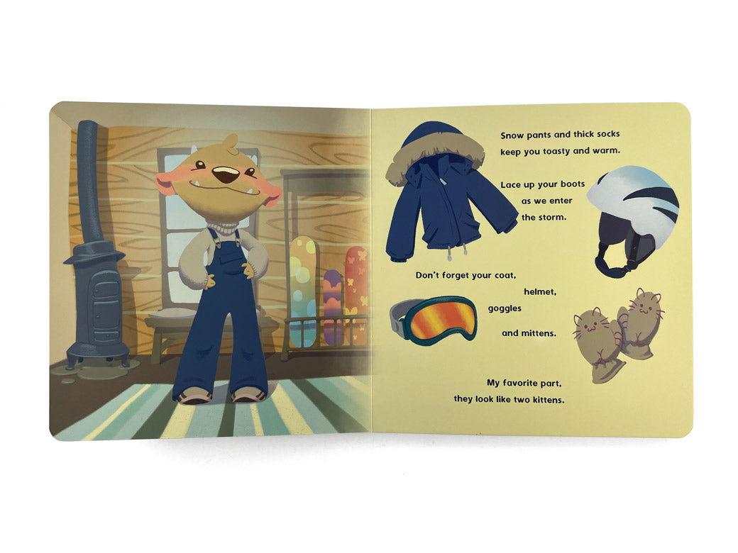 Grommet Goes Snowboarding Children's Book Slush Magazine