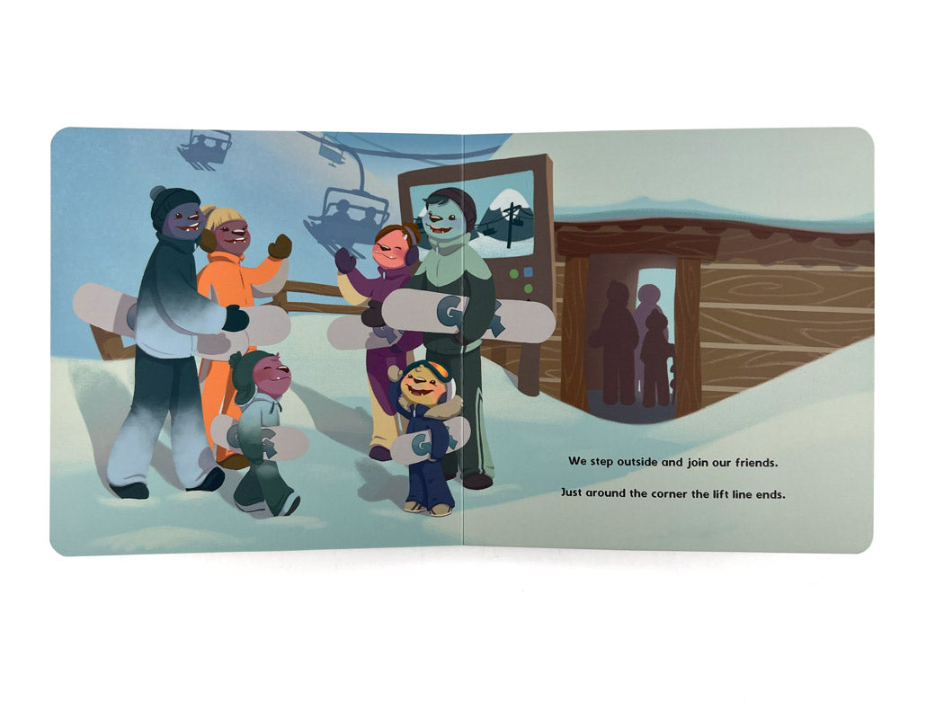 Grommet Goes Snowboarding Children's Book Slush Magazine